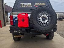 24-Present Toyota Tacoma Octane Dual Swing Out Rear Bumper No Parking Sensors Chassis Unlimited