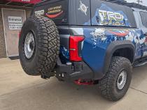 24-Present Toyota Tacoma Octane Dual Swing Out Rear Bumper No Parking Sensors Chassis Unlimited