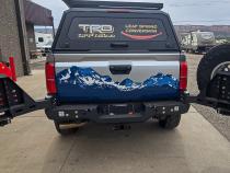 24-Present Toyota Tacoma Octane Dual Swing Out Rear Bumper No Parking Sensors Chassis Unlimited