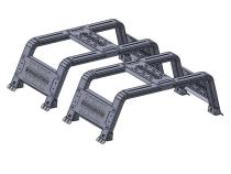 Thorax Bed Rack System Fits Diamon Back Covers 10-18 RAM 1500/2500/3500 12 Inch