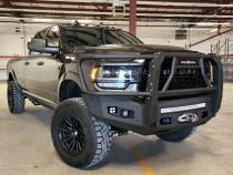 2019-2023 Ram 2500/3500 Attitude Front Winch Bumper W/ Guard No Parking Sensors