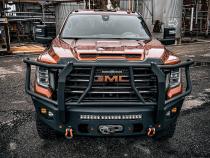2020-2023 Sierra 2500/3500 Attitude Front Winch Bumper W/ Guard No Parking Sensors