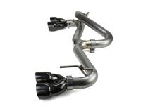 Axle Back Exhaust Black Tips STI 2008-2014 / WRX 2011-2014 Hatchback FactionFab