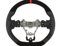 Steering Wheel Leather and Suede Black/Red WRX / STI 2015+ FactionFab