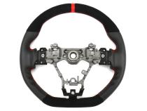 Steering Wheel Leather and Suede Black/Red WRX / STI 2015+ FactionFab