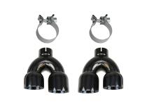 Replacement Axle Back Tip Black Pair FactionFab