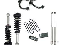 Front 3.5 Inch Lift Struts w/ Rear 3 Inch Blocks, Shocks, and Front Upper Control Arms 2004-2008 Ford F-150 Freedom Off-Road