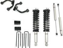Front 3.5 Inch Lift Struts w/ Rear 3 Inch Blocks, Shocks, and Front Upper Control Arms 2000-2006 Toyota Tundra Freedom Off-Road