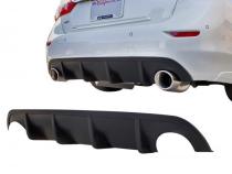 Infiniti Q50 Rear Diffuser Matte Black For 14-17 Infiniti Q50 Stillen