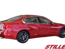 Infiniti Q50 Rear Diffuser Matte Black For 14-17 Infiniti Q50 Stillen