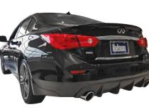 Infiniti Q50 Rear Diffuser Matte Black For 14-17 Infiniti Q50 Stillen