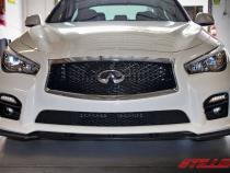 Infiniti Q50 Sport Front Splitter Matte Black For 14-17 Infiniti Q50 Sport Stillen