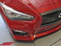 Infiniti Q50 Sport Front Splitter Matte Black For 14-17 Infiniti Q50 Sport Stillen