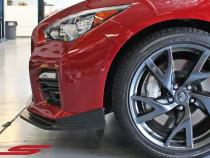 Infiniti Q50 Sport Front Splitter Matte Black For 14-17 Infiniti Q50 Sport Stillen