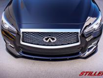Infiniti Q50 Premium Front Splitter Matte Black For 14-17 Infiniti Q50 Stillen