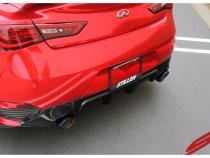 Infiniti Q60 3.0t Rear Diffuser Matte Black For 17-21 Infiniti Q60 3.0t Stillen