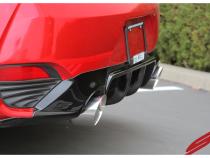 Infiniti Q60 3.0t Rear Diffuser Matte Black For 17-21 Infiniti Q60 3.0t Stillen