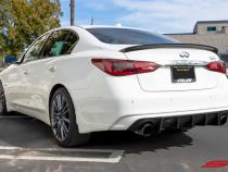 Infiniti Q50 Rear Diffuser Matte Black For 18-21 Infiniti Q50 Stillen