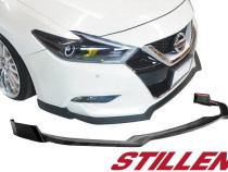 Nissan Maxima Front Lip Splitter Matte Black For 16-18 Nissan Maxima Stillen