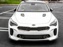 Kia Stinger GT Front Diffuser Matte Black For 18-21 Kia Stinger GT AWD/RWD 3.3TT Stillen