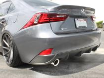 Lexus IS250, IS350 Rear Diffuser Matte Black For 14-2016 Lexus IS250, IS350 Stillen