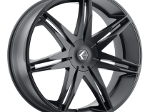 Cast Aluminum Wheels Cray 141 BM 18x8 Machined Black 5 on 100/5 on 114.3 Bolt Pattern 40 Offset Kraze Wheels