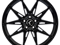 Cast Aluminum Wheels Epic 143 BM 22x9.5 Machined Black 5 on 115/5 on 120 Bolt Pattern 18 Offset Kraze Wheels