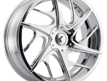 Cast Aluminum Wheels Hype 158 BM 20x8.5 Machined Gloss Black 5 on 108/5 on 114.3 Bolt Pattern 40 Offset Kraze Wheels