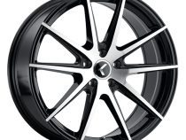 Cast Aluminum Wheels Spinner 181 BM 22x8.5 Milled Black 5 on 112 Bolt Pattern 40 Offset Kraze Wheels