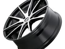 Cast Aluminum Wheels Spinner 181 BM 22x8.5 Milled Black 5 on 112 Bolt Pattern 40 Offset Kraze Wheels