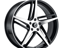 Cast Aluminum Wheels Phase 192 22x8.5 Machined Black 5 on 112/5 on 114.3 Bolt Pattern 38 Offset Kraze Wheels