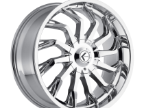 Cast Aluminum Wheels Cosmos 194 BM 18x8 Machined Black 5 on 108 Bolt Pattern 40 Offset Kraze Wheels