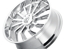Cast Aluminum Wheels Cosmos 194 BM 18x8 Machined Black 5 on 108 Bolt Pattern 40 Offset Kraze Wheels