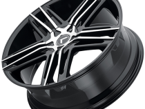 Cast Aluminum Wheels Milano 195 BM 20x8.5 Machined Black 5 on 108 Bolt Pattern 38 Offset Kraze Wheels