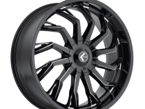 Cast Aluminum Wheels Milano 195 SB 17x8 Satin Black 5 on 108 Bolt Pattern 38 Offset Kraze Wheels