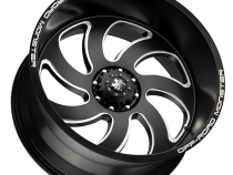 Aluminum Wheels 22x12 M07 BML Series Milled Flat Matte Black 5 On 127 Bolt Pattern -44 Offset Off Road Monster