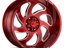 Aluminum Wheels 22x12 M07 R Series Candy Red 5 On 127 Bolt Pattern -44 Offset Off Road Monster