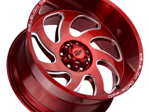 Aluminum Wheels 22x12 M07 R Series Candy Red 5 On 127 Bolt Pattern -44 Offset Off Road Monster
