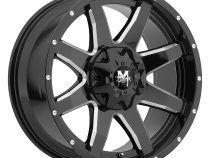 Aluminum Wheels 20x9 M08 GBML Series Milled Gloss Black 6 On 135/6 On 139.7 Bolt Pattern 0 Offset Off Road Monster