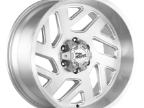 Aluminum Wheels 20x10 M19 BSML Series Milled Brushed Silver 6 On 139.7 Bolt Pattern -19 Offset Off Road Monster