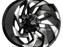 Aluminum Wheels 20x10 M24 GBM Series Machined Gloss Black 5 On 127/5 On 139.7 Bolt Pattern -19 Offset Off Road Monster