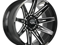 Aluminum Wheels 20x10 M25 GBML Series Milled Gloss Black 5 On 127 Bolt Pattern -19 Offset Off Road Monster