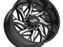 Aluminum Wheels 20x10 M28 GBM Series Machined Gloss Black 5 On 127/5 On 139.7 Bolt Pattern -19 Offset Off Road Monster