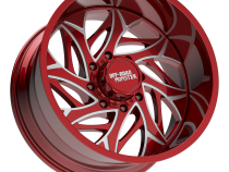 Aluminum Wheels 20x10 M28 RML Series Milled Candy Red 5 On 127/5 On 139.7 Bolt Pattern -19 Offset Off Road Monster