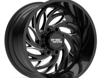 Aluminum Wheels 22x12 M29 GBML Series Milled Gloss Black 8 On 165.1 Bolt Pattern -44 Offset Off Road Monster