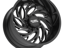 Aluminum Wheels 24x14 M29 GBML Series Milled Gloss Black 5 On 127/5 On 139.7 Bolt Pattern -76 Offset Off Road Monster