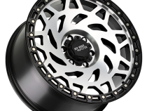 Aluminum Wheels 17x9 M50 GBMBR Series Machined Gloss Black/Black Ring 5 On 127 Bolt Pattern 0 Offset Off Road Monster