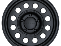 Aluminum Wheels 15x7 501SB Convoy Satin Black 5 On 114.3 Bolt Pattern 83.82 Bore -10 Offset Nomad Wheels