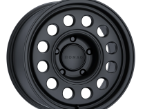 Aluminum Wheels 16x8 501SB Convoy Satin Black 5 On 139.7 Bolt Pattern 106.5 Bore -10 Offset Nomad Wheels