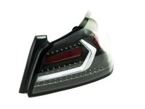 OLM Evolution Tail Lights Clear Lens Black Base White Bar 15+ WRX STI